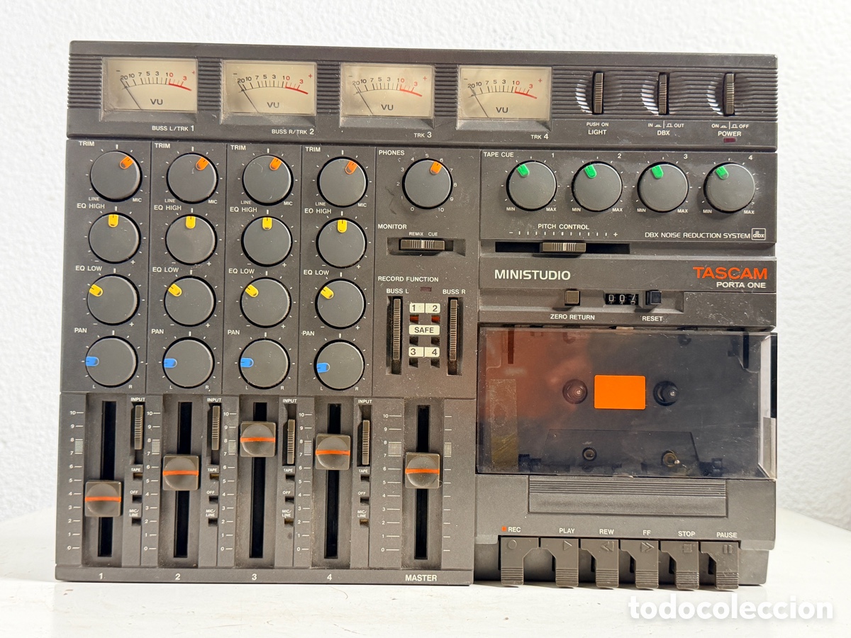 Segunda mano: Vintage TASCAM Porta One Ministudio 4-Track Cassette Recorder Needs New Belts