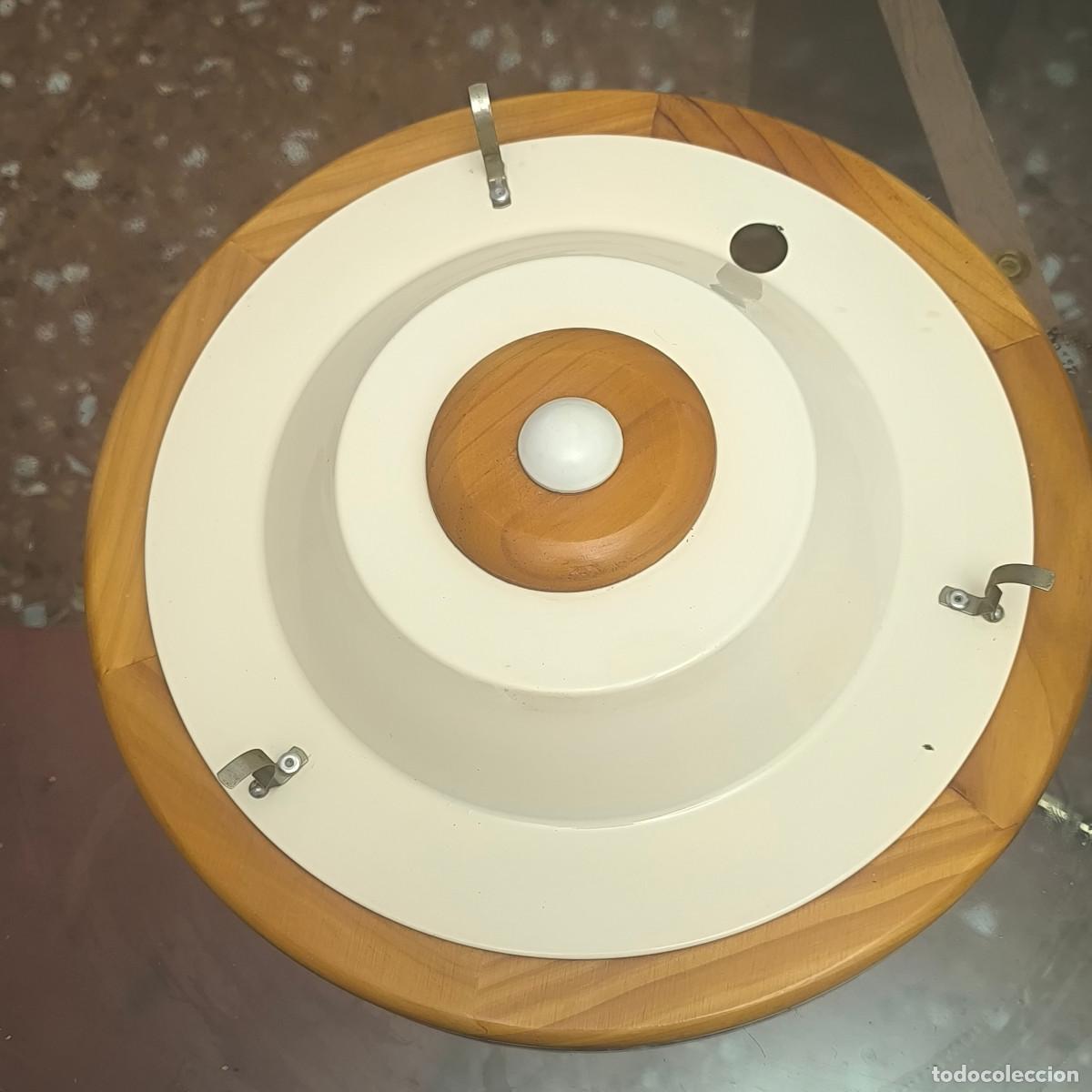 Segunda mano: 005539DEC-plafon cocina circular madera -38 cm