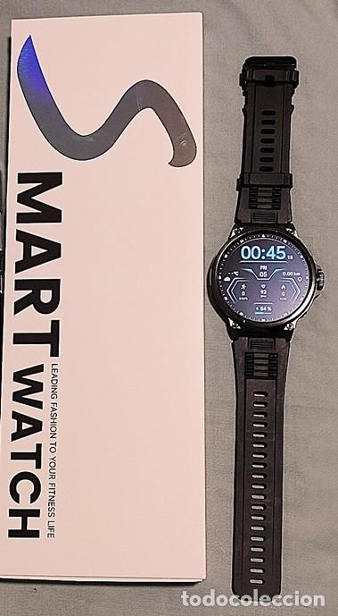 Segunda mano: 1 RELOJ INTELIGENTE HOMBRE BATER&Iacute;A 1000 mAH PANTALLA AMOLED 1,92 COLOR NEGRO - POCO USADO