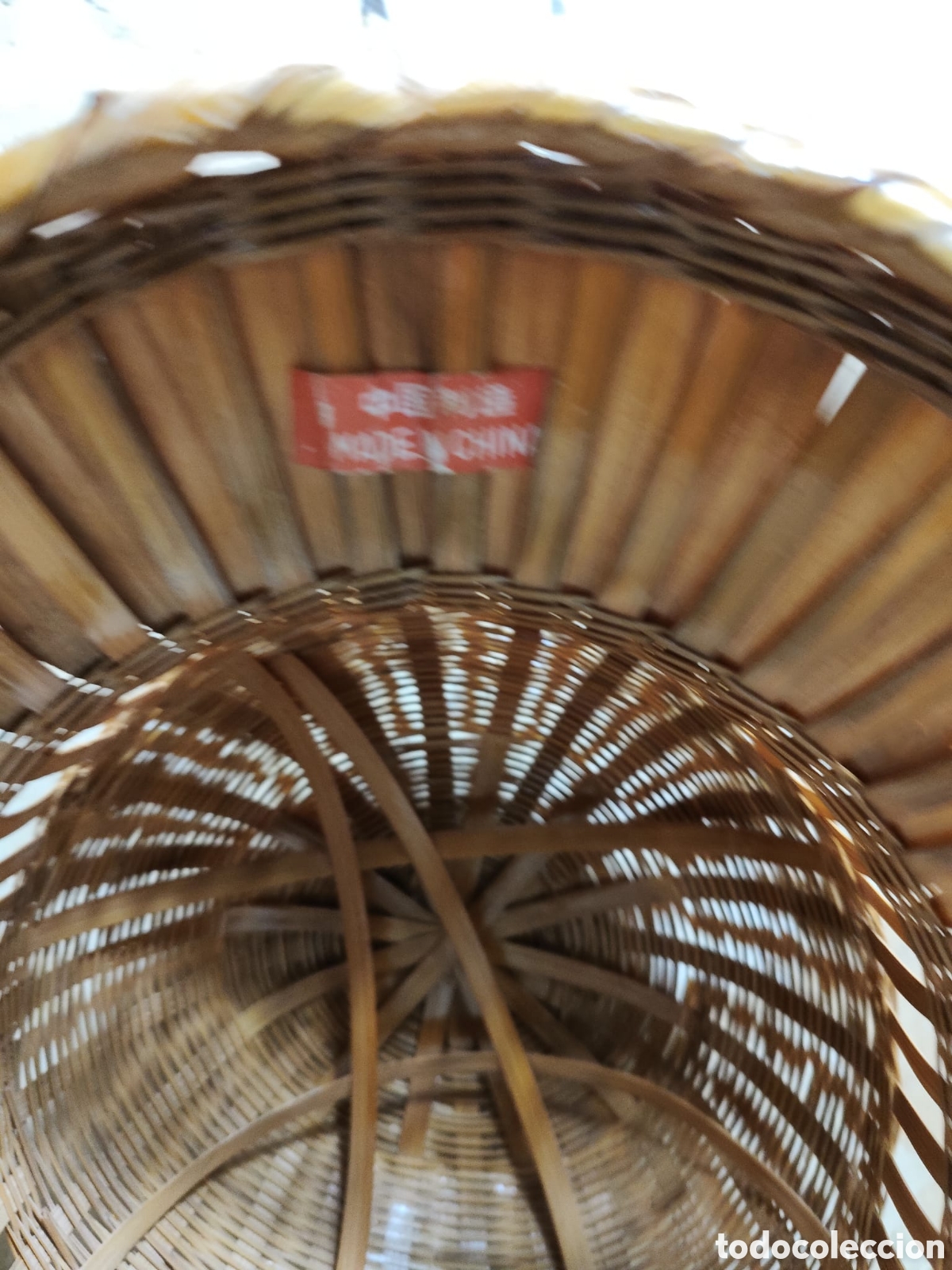 Segunda mano: Sombrero chino estilo Safari o colonial de bamb&uacute;. - Foto 4