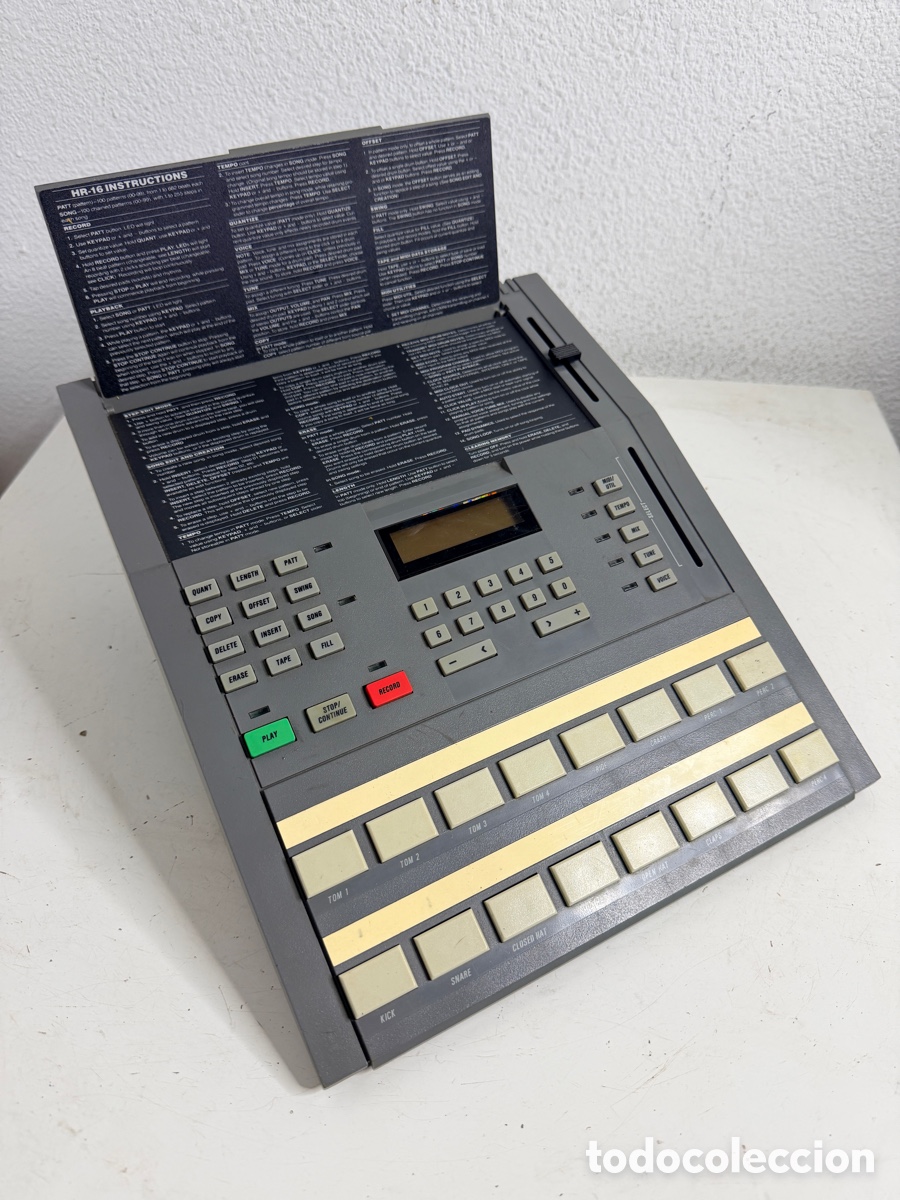 Segunda mano: Alesis HR-16 Sampler 16 Bit Drum Machine USA 1986 No Probado - Foto 3