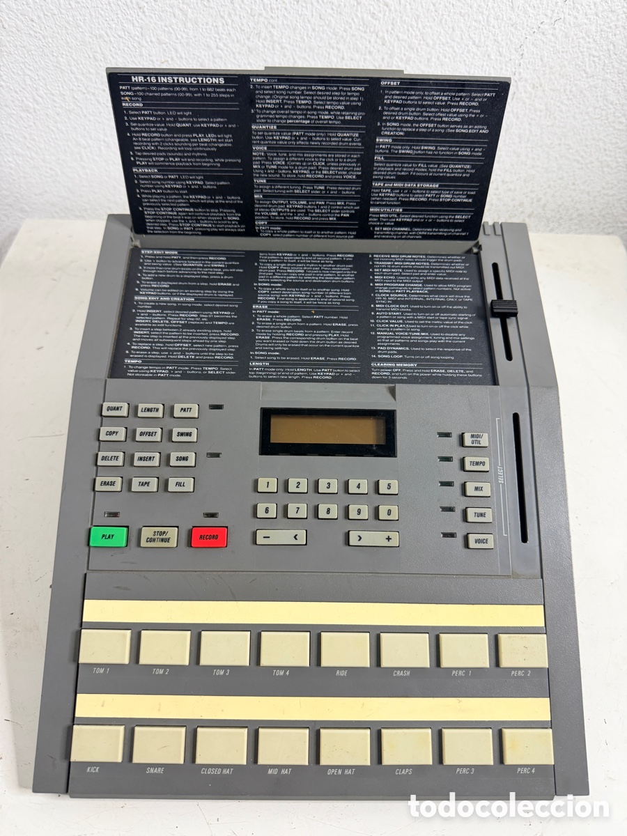 Segunda mano: Alesis HR-16 Sampler 16 Bit Drum Machine USA 1986 No Probado - Foto 4