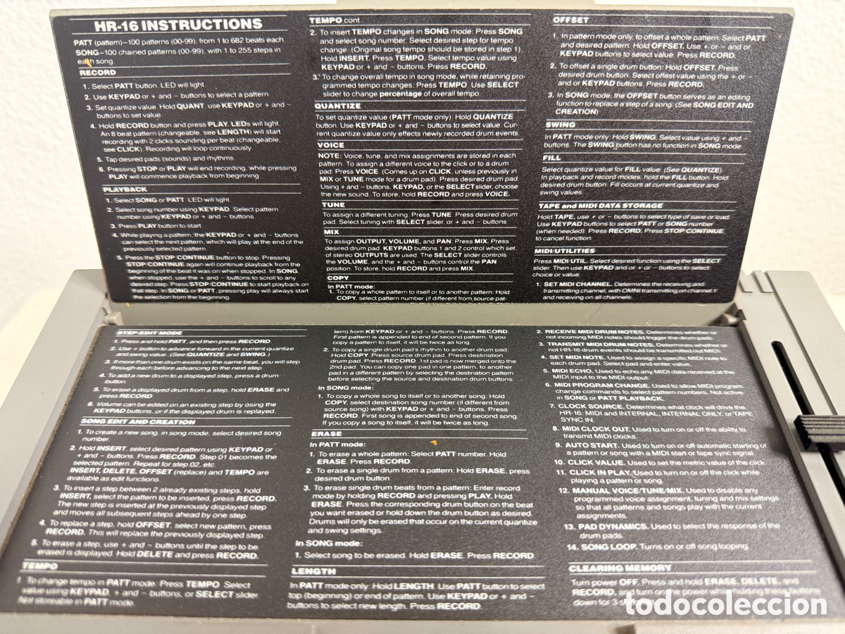 Segunda mano: Alesis HR-16 Sampler 16 Bit Drum Machine USA 1986 No Probado - Foto 5