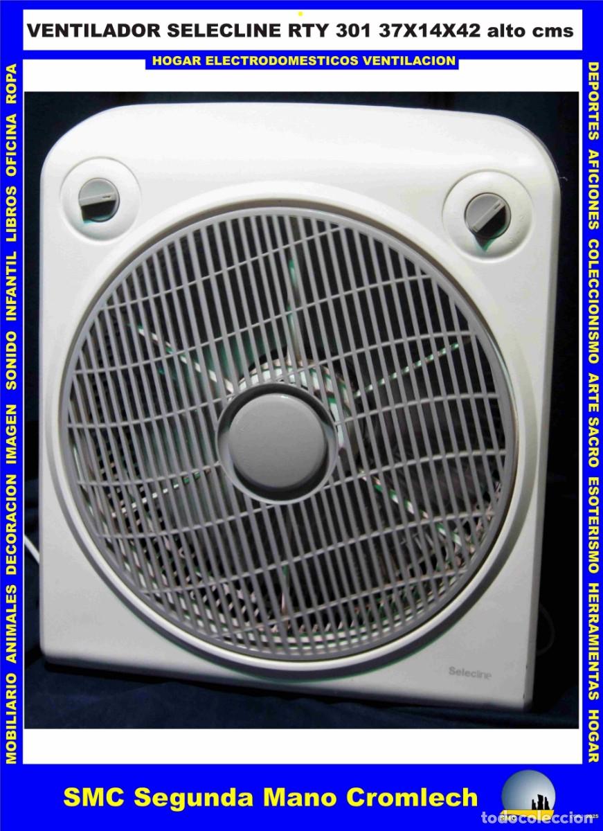 Segunda mano: Ventilador SELECLINE RTY-301, 45w, 3v.Temporizador, Difusor rotativo, Finales a&ntilde;os 2010. Buen estad