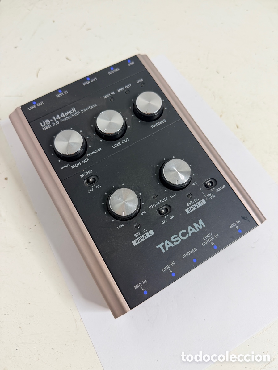 Segunda mano: Tascam US-144 MK II USB Audio MIDI Interface