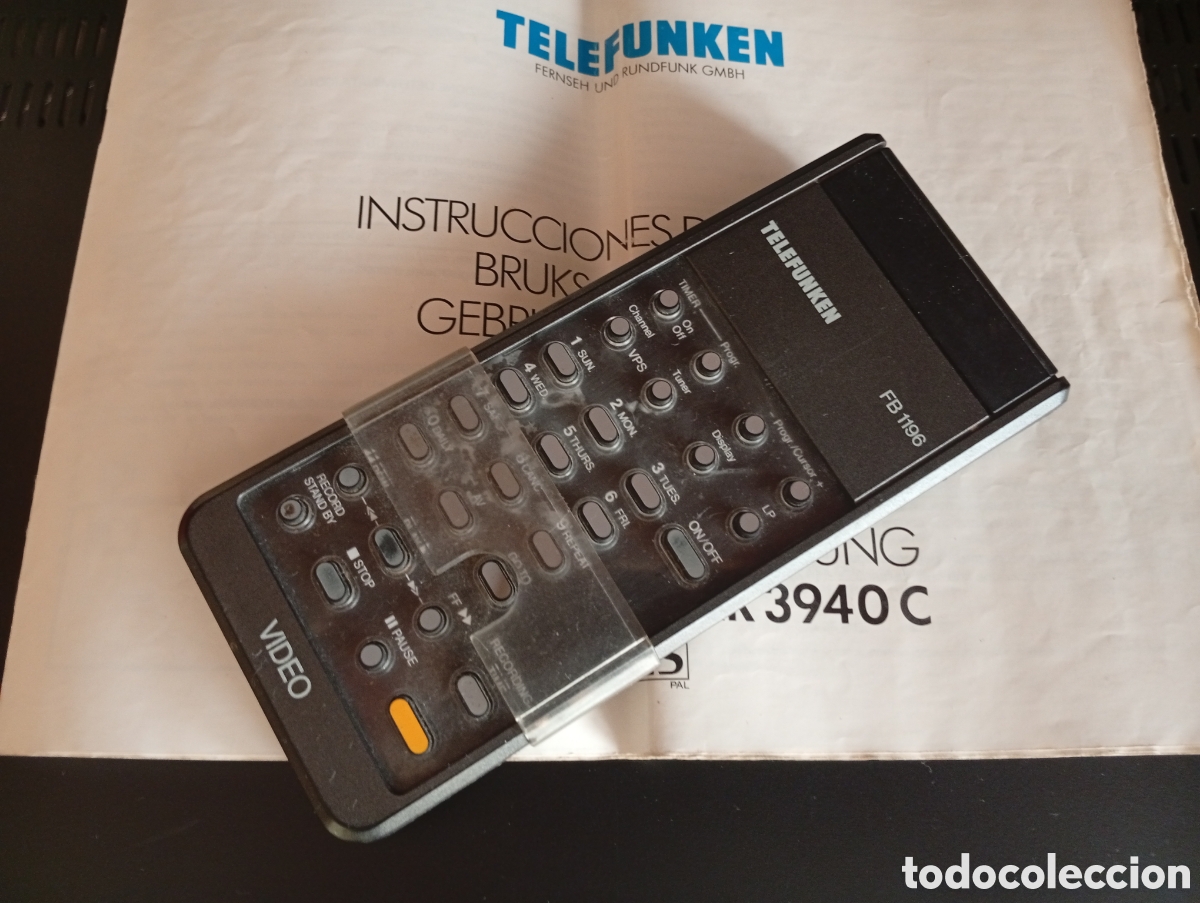 Segunda mano: Reproductor video VHS Telefunken. NO FUNCIONA - Foto 4