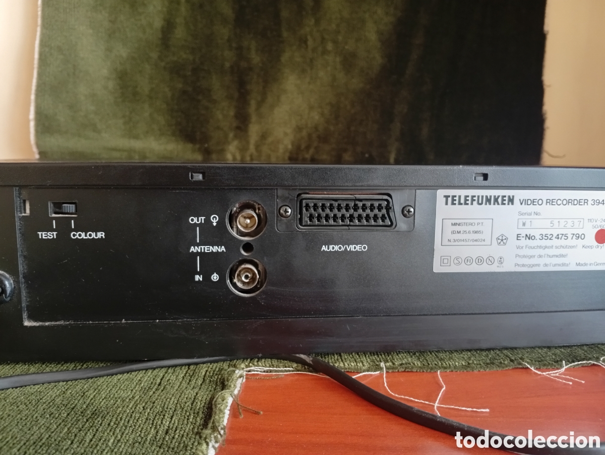 Segunda mano: Reproductor video VHS Telefunken. NO FUNCIONA - Foto 5