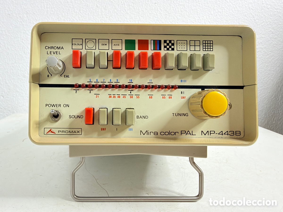 Segunda mano: generador de se&ntilde;al de TV anal&oacute;gica modelo Promax Mira Color PAL MP-443B