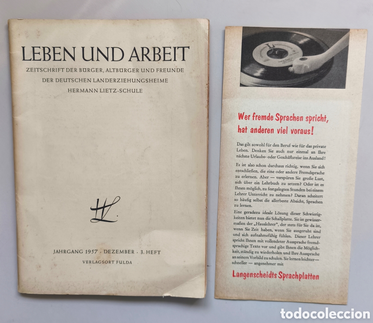 Segunda mano: T&iacute;tulo principal: Leben und Arbeit Zeitschrift der B&uuml;rger, Altb&uuml;rger 1957