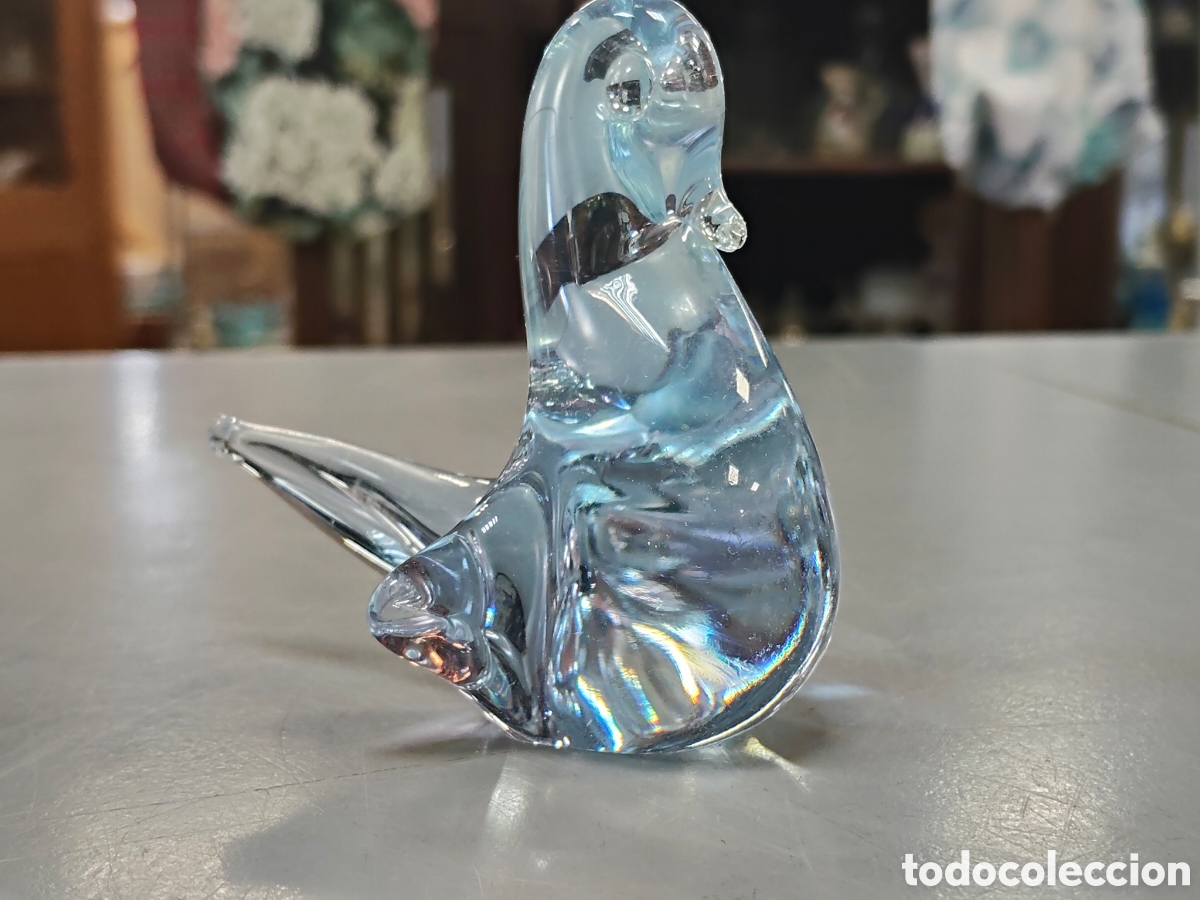 Segunda mano: Pisapapeles vintage de cristal art&iacute;stico - Foto 2