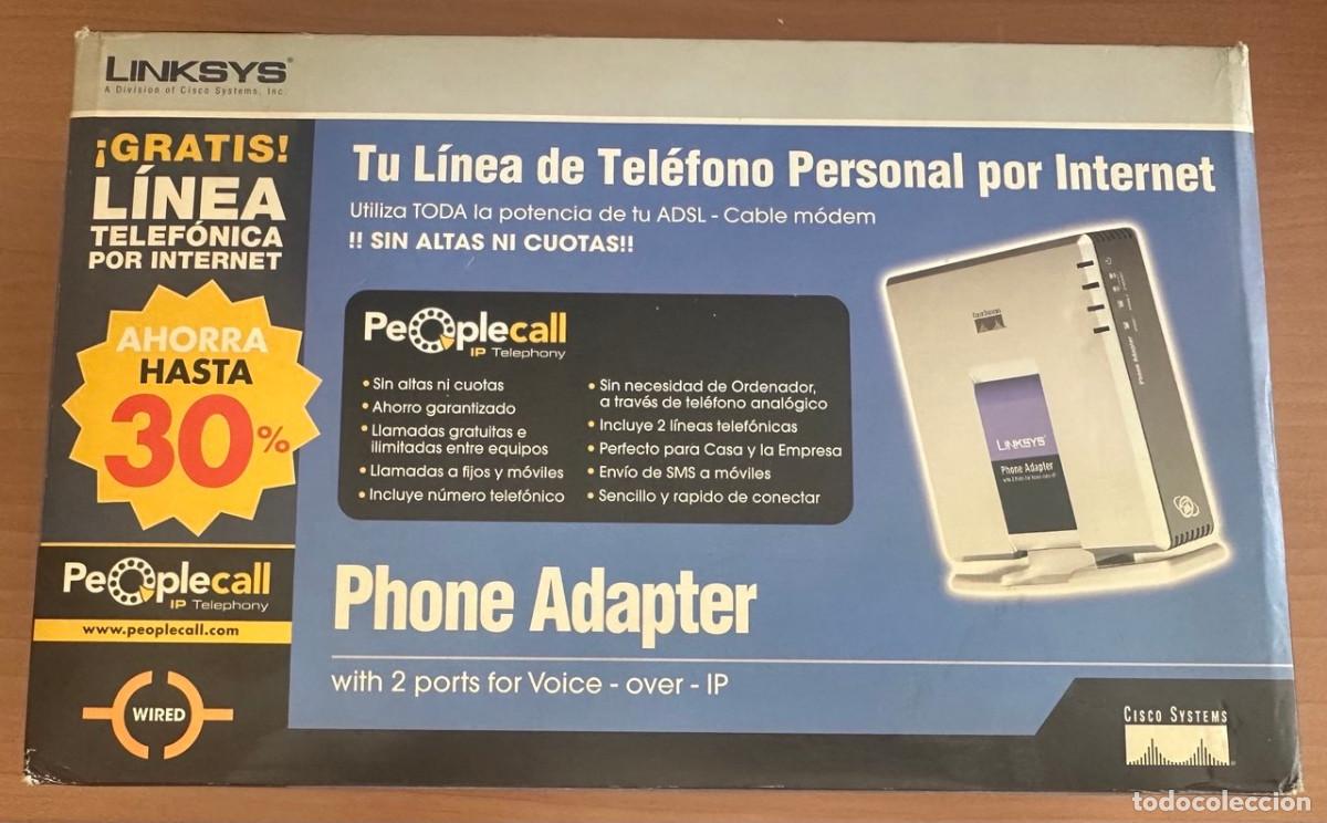 Segunda mano: Adaptador VoIP Linksys PAP2 NUEVO