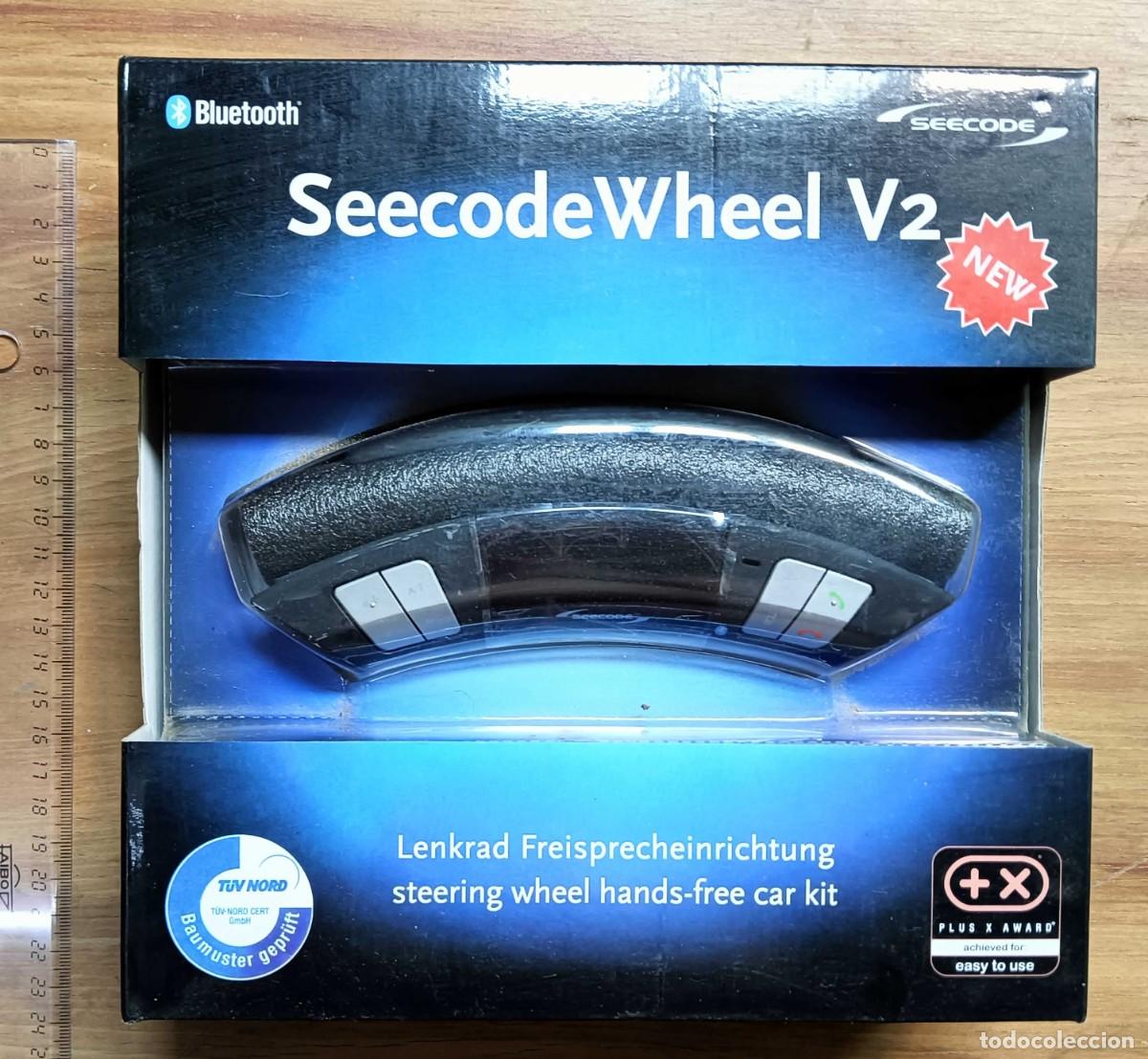 Segunda mano: SEECODE WHEEL V2 - MANOS LIBRES BLUETOOTH PARA VOLANTE - NUEVO PRECINTADO
