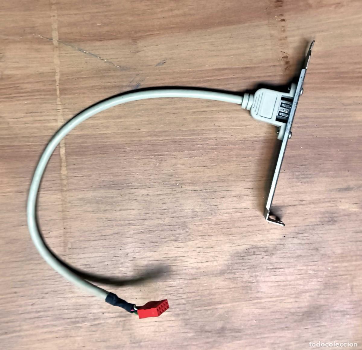 Segunda mano: CHAPA DE EXPANSI&Oacute;N CON PUERTO FIREWIRE (IEEE 1394) Y CABLE INTERNO - CONECTOR ROJO DE 10 PINES