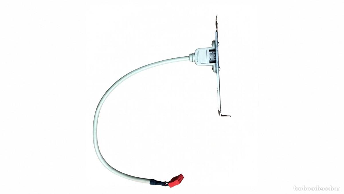 Segunda mano: CHAPA DE EXPANSI&Oacute;N CON PUERTO FIREWIRE (IEEE 1394) Y CABLE INTERNO - CONECTOR ROJO DE 10 PINES