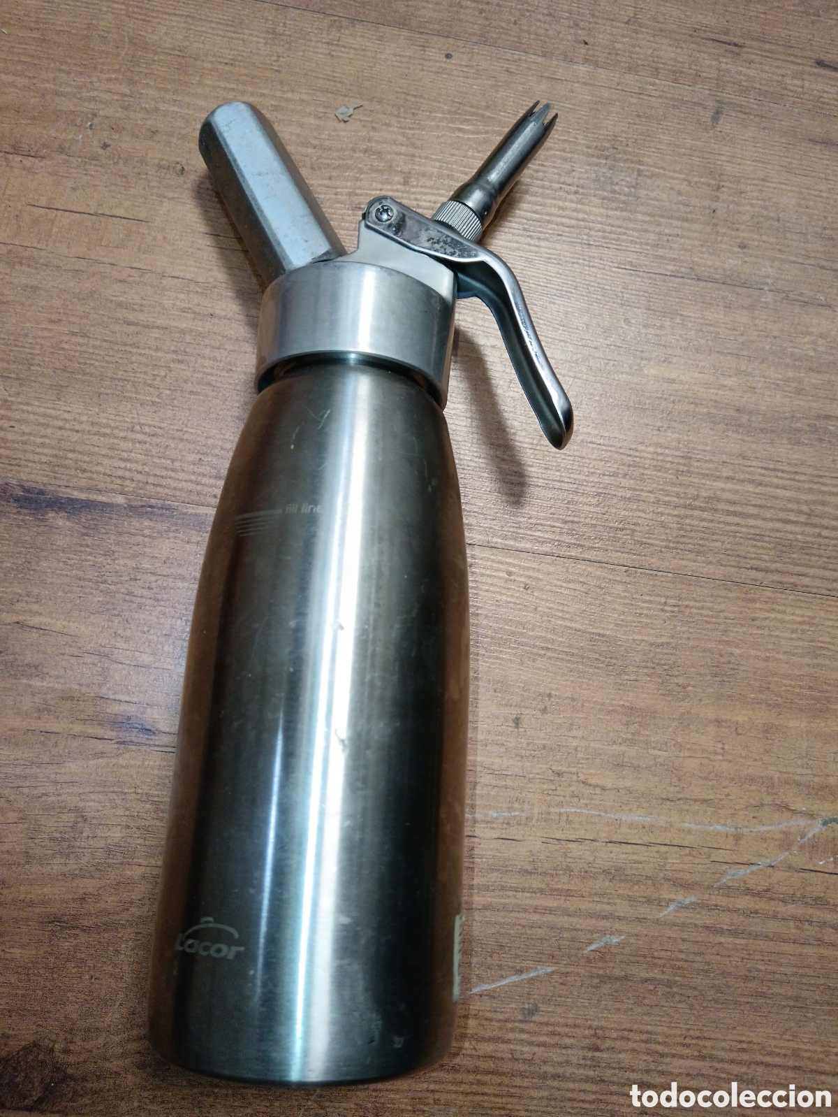 Segunda mano: Sif&oacute;n de cocina de la marca Lacor, inox - Foto 2