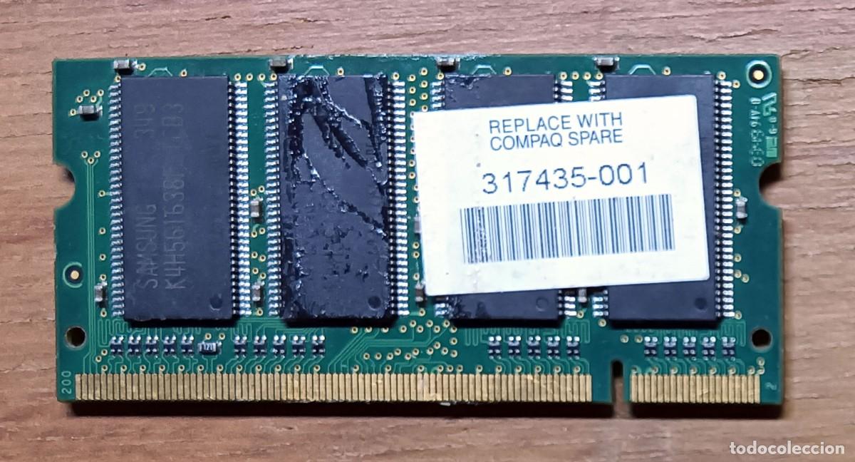 Segunda mano: MEMORIA RAM PORT&Aacute;TIL 256 MB DDR SO-DIMM SAMSUNG PC2700 (333 MHZ)