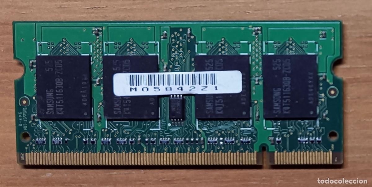 Segunda mano: MEMORIA RAM PORT&Aacute;TIL 512 MB DDR2 SO-DIMM SAMSUNG PC2-4200S (533 MHZ)
