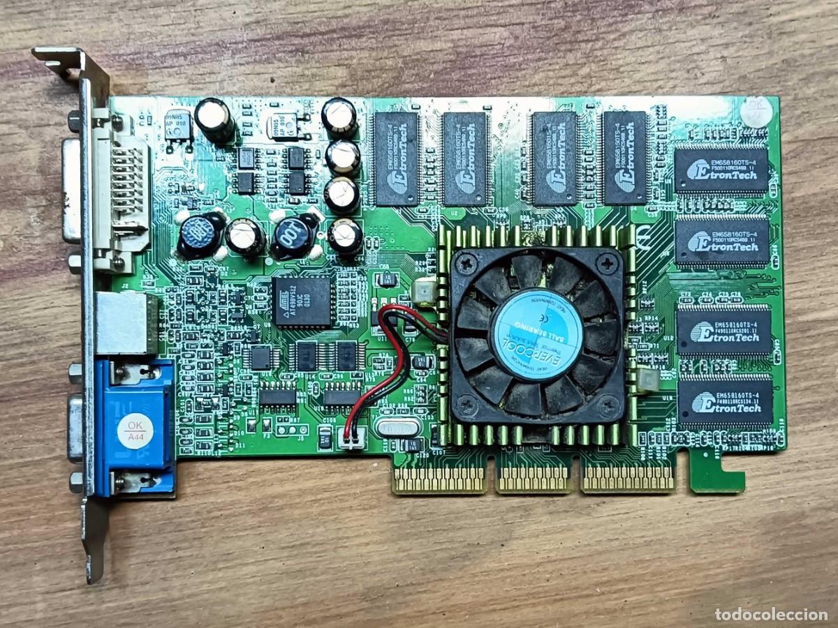 Segunda mano: TARJETA GR&Aacute;FICA ATI RADEON 7500 64 MB AGP - DVI + VGA + SALIDA DE TV - PC RETRO - A&Ntilde;OS 2001/2002