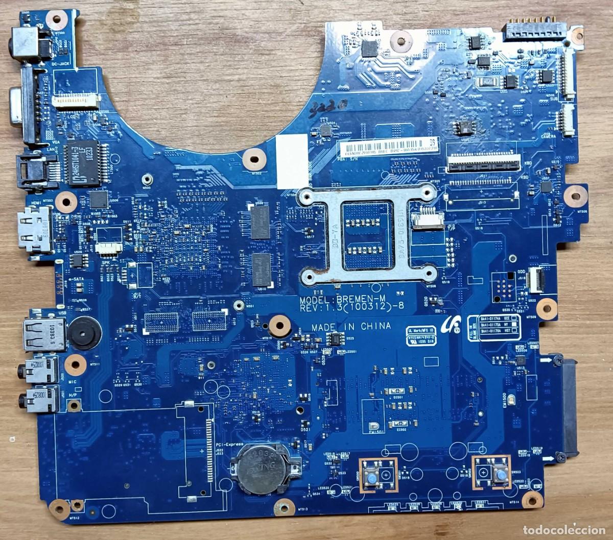 Segunda mano: PLACA BASE SAMSUNG R780 / R728 - BREMEN-M BA92-06515B - INTEL CORE i3-330M 2,13 GHz - 2 RANURAS DDR3