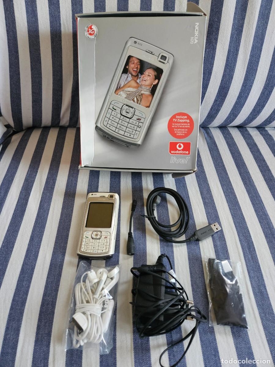Zweite Hand: Antiguo Tel&eacute;fono M&oacute;vil NOKIA N70 Cl&aacute;sico Vintage Del 2005, En Su Caja Original.