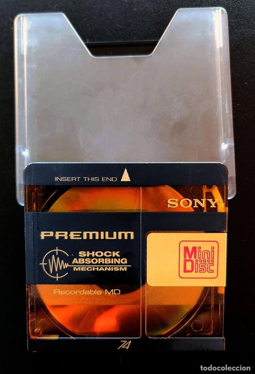 Segunda mano: Lote 10 MiniDisc Sony Premium 74 min + Caja Organizadora Metacrilato + Etiquetas