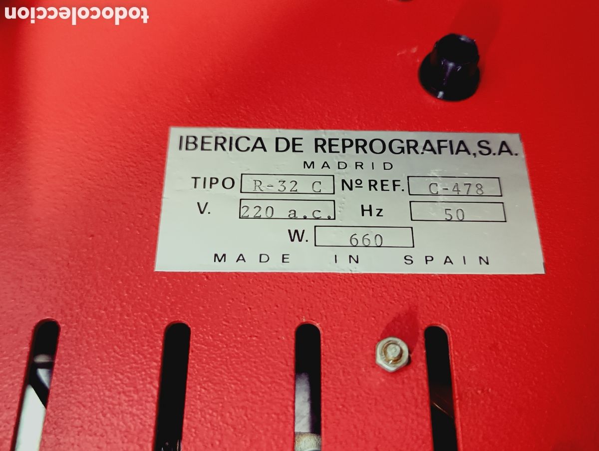 Segunda mano: Antigua Plastificadora RUCOPI 32c - Foto 12