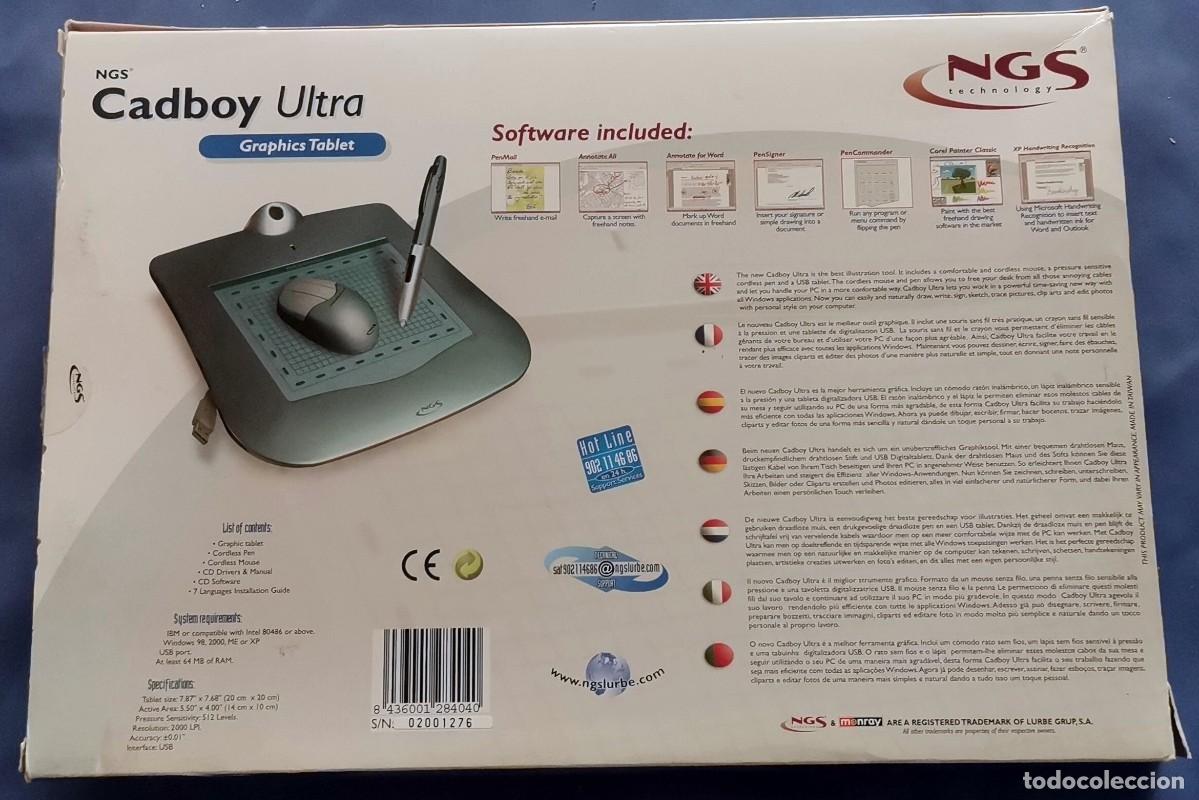 Segunda mano: CadBoy Ultra Tablet Gr&aacute;fica NGS - Foto 2