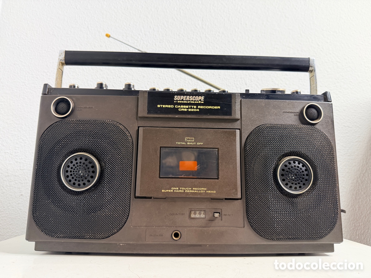 Segunda mano: Boombox Marantz Superscope CRS 2204 Music Stereo System Para Restaurar No Funciona