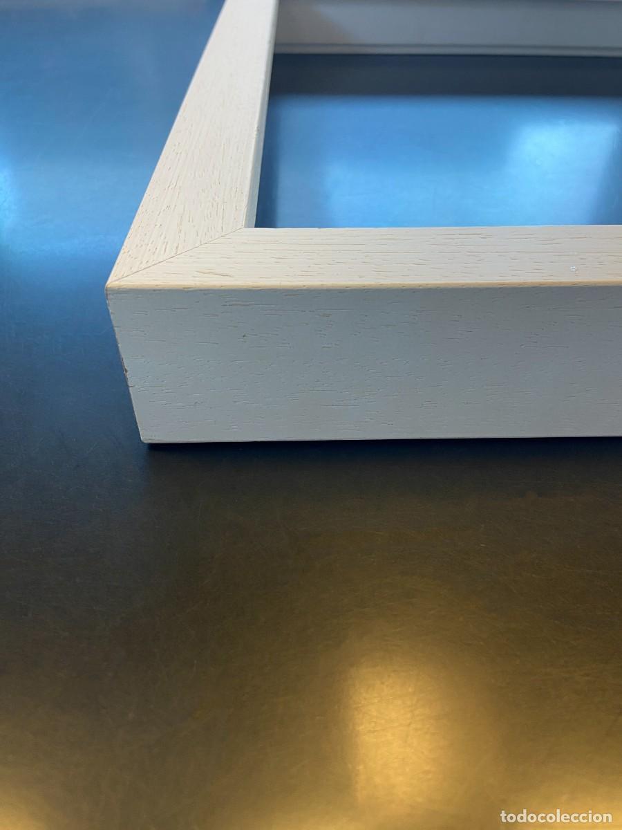 Segunda mano: Marco de Madera liso Blanco - 44 x 36 cm - Foto 3