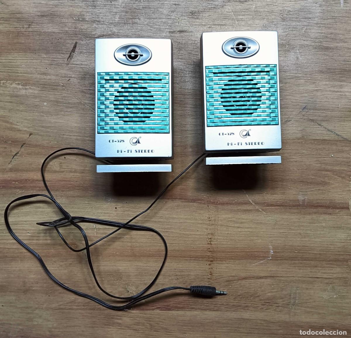 Segunda mano: ALTAVOCES PORT&Aacute;TILES RETRO CT-528 HI-FI STEREO - DE COLECCI&Oacute;N