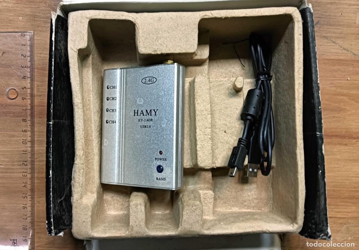 Segunda mano: RECEPTOR INAL&Aacute;MBRICO HAMY KY-2.4GR USB 2.0 - 2.4 GHz - 4 CANALES - V&Iacute;DEO Y AUDIO ANAL&Oacute;GICO - EN CAJA