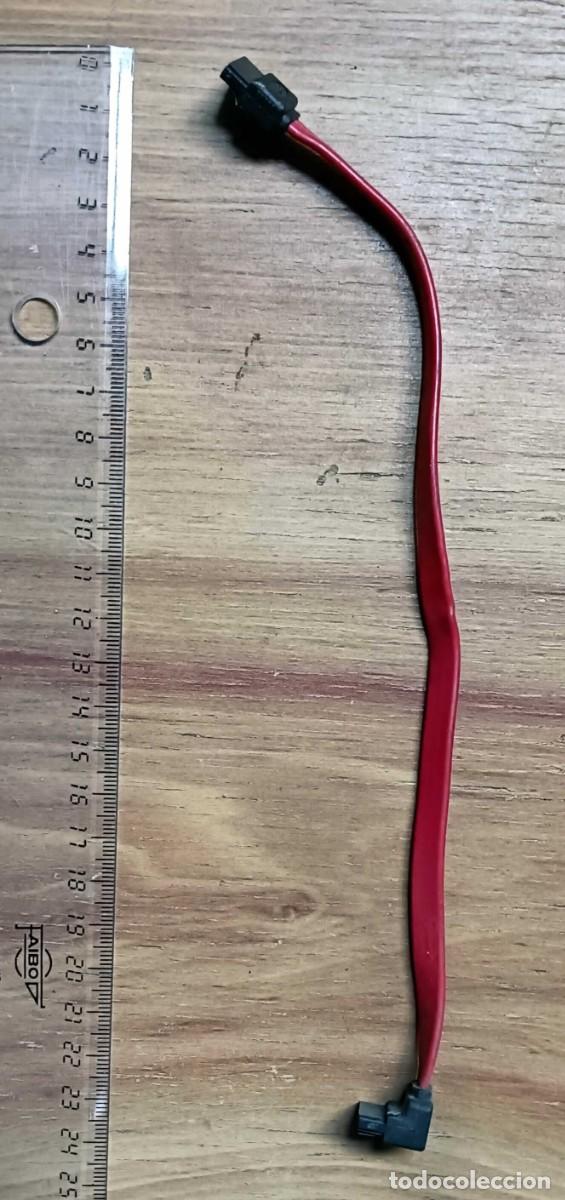 Segunda mano: CABLE SATA RETRO ROJO - DATOS PARA DISCO DURO Y UNIDAD &Oacute;PTICA - PC DE COLECCI&Oacute;N