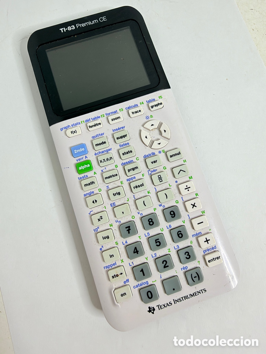 Segunda mano: Texas Instruments TI-83 Premium CE Color Graphing Calculator