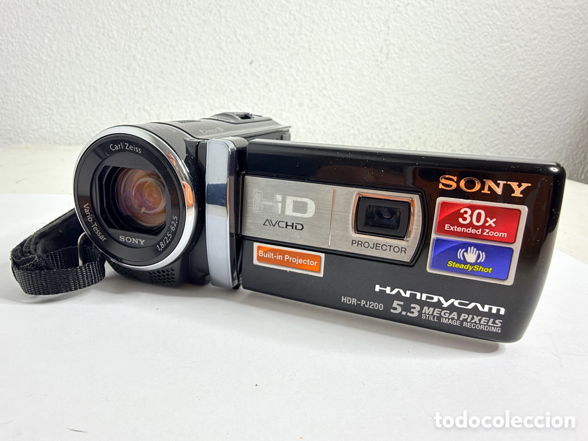 Segunda mano: SONY HANDYCAM HDR- PJ200E PROJECTOR CAMCORDER HD VIDEO Funciona Ok
