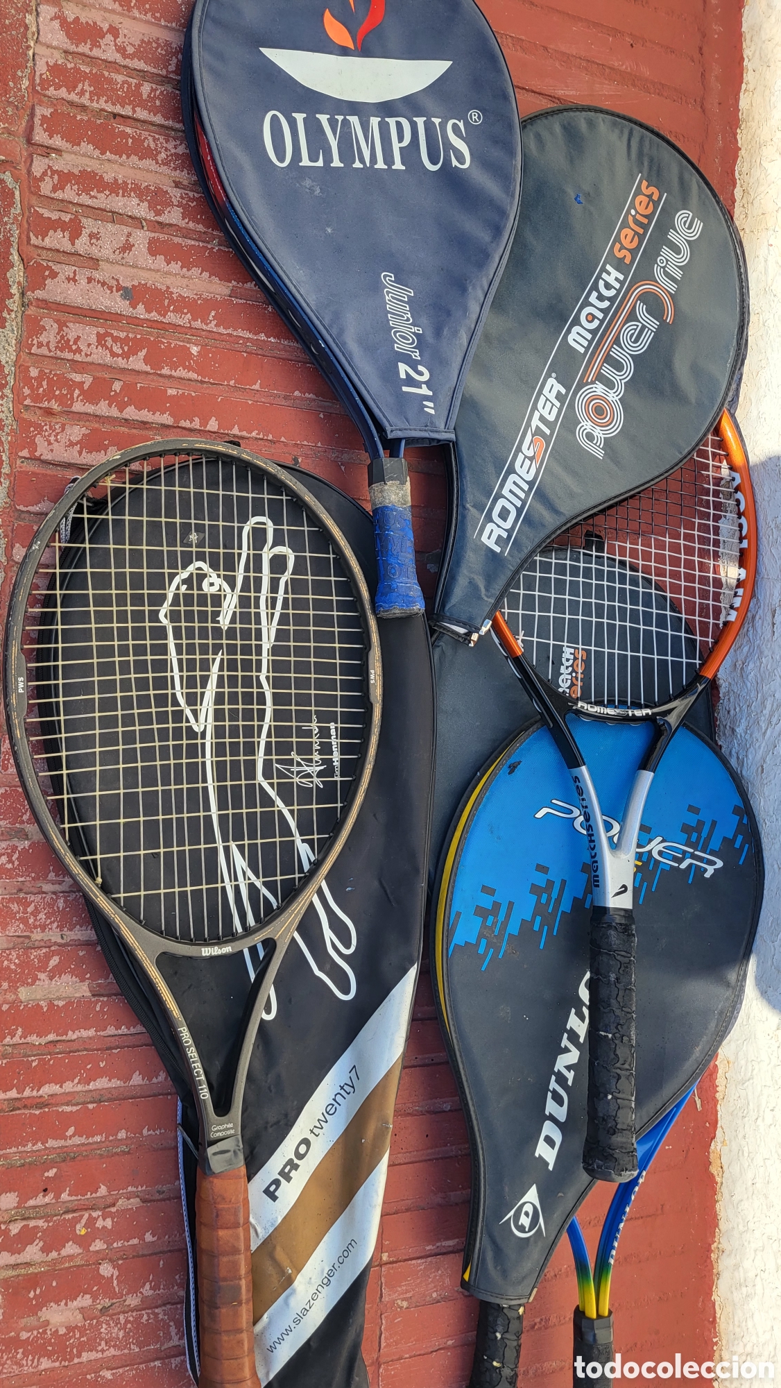 Segunda mano: Lote de varias raketas de tenis