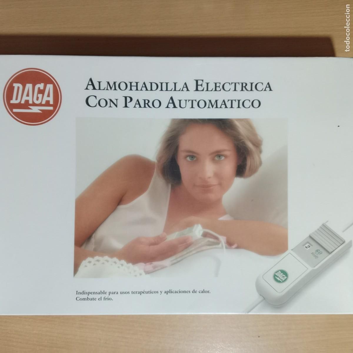 Segunda mano: ALMOHADILLA EL&Eacute;CTRICA CON PARO AUTOM&Aacute;TICO - MODELO ST2 - 34 X 46 CM - DAGA- A&Ntilde;O 1991.