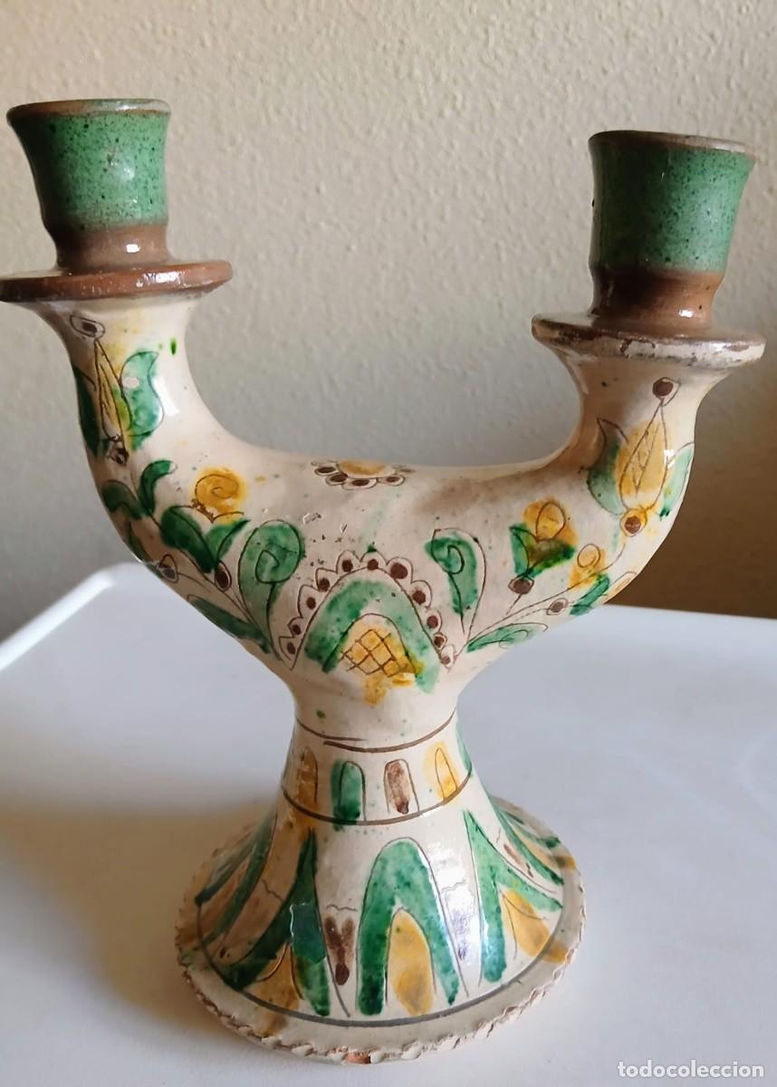 Segunda mano: Candelabro Cer&aacute;mica Bucovina (Ruman&iacute;a) Florin Colibaba a&ntilde;os 80