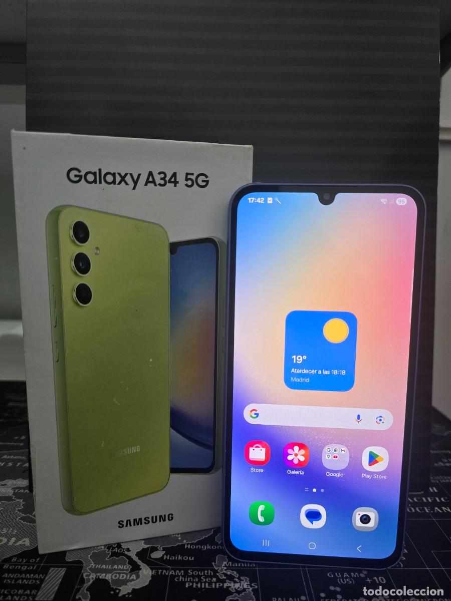 Segunda mano: Samsung Galaxy A34 5G SM-A346DS 8GB RAM 256GB Violeta &ndash; Grado A con caja
