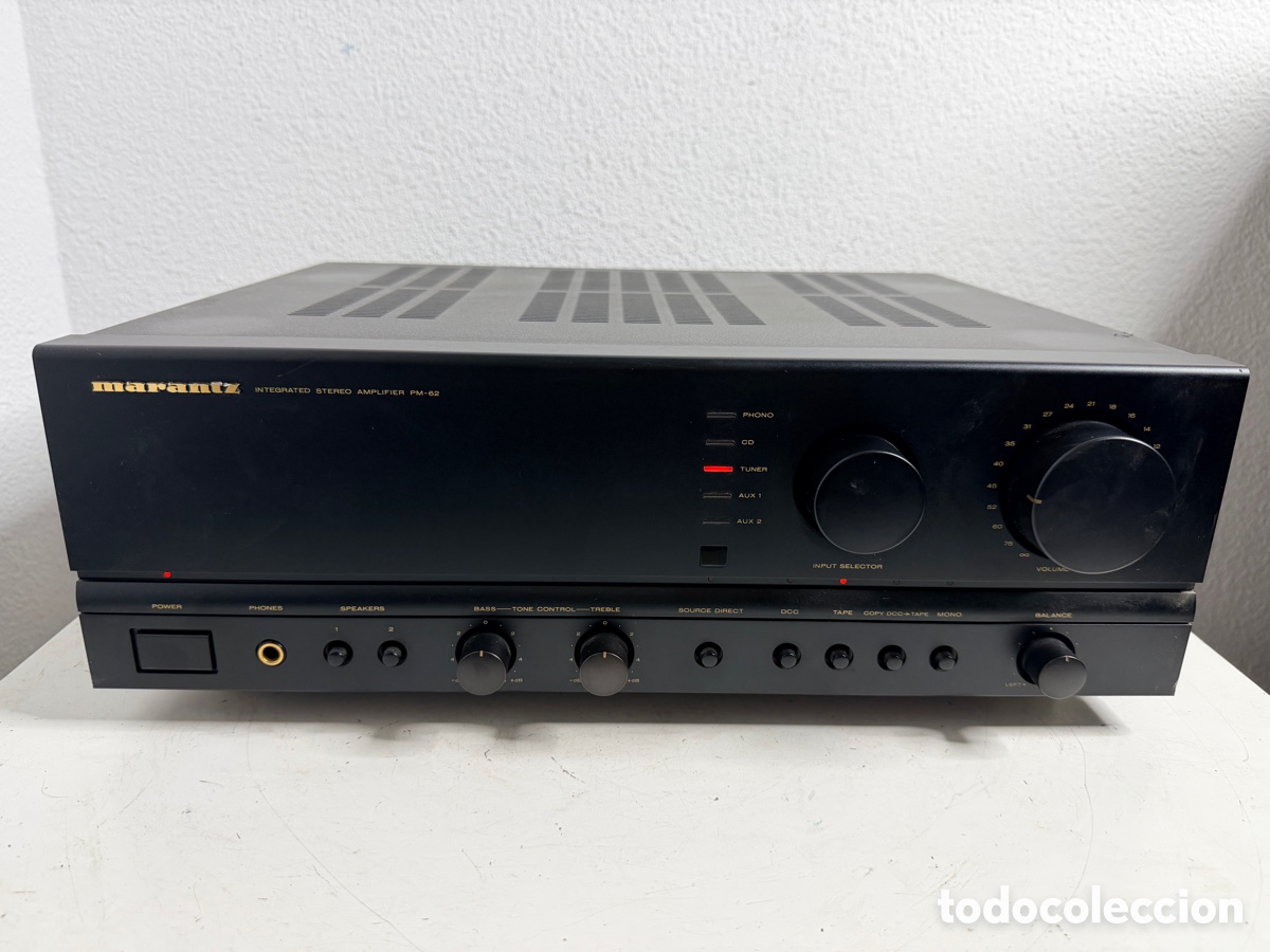 Segunda mano: Marantz PM-62 Integrated Stereo Amplifier Vintage Hi-Fi Audio From Japan
