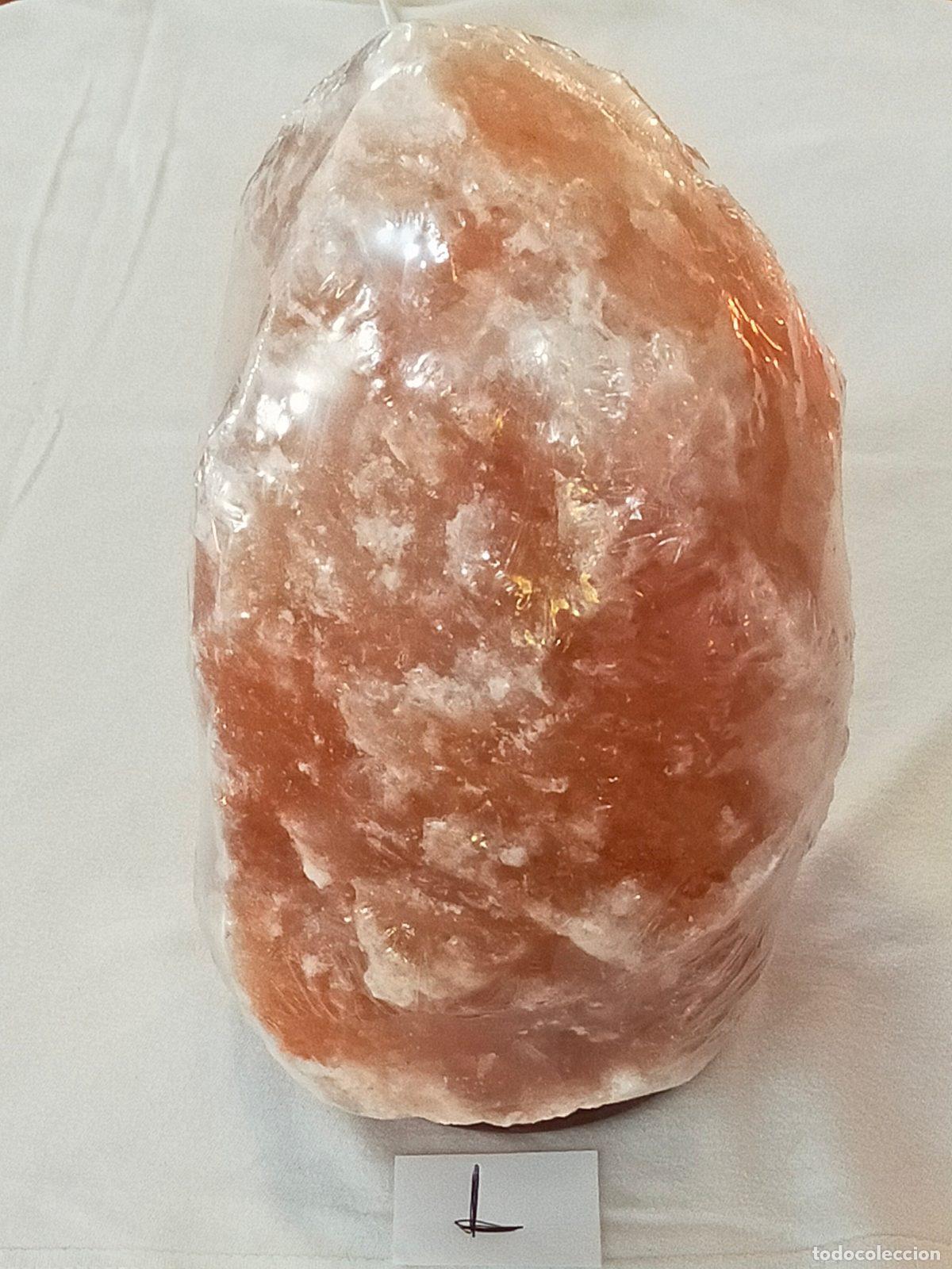 Segunda mano: Lampada di Sale Rosa &rdquo;L&rdquo; dell'Himalaya Naturale - Cristallo di Sale Energetico ed Olistico