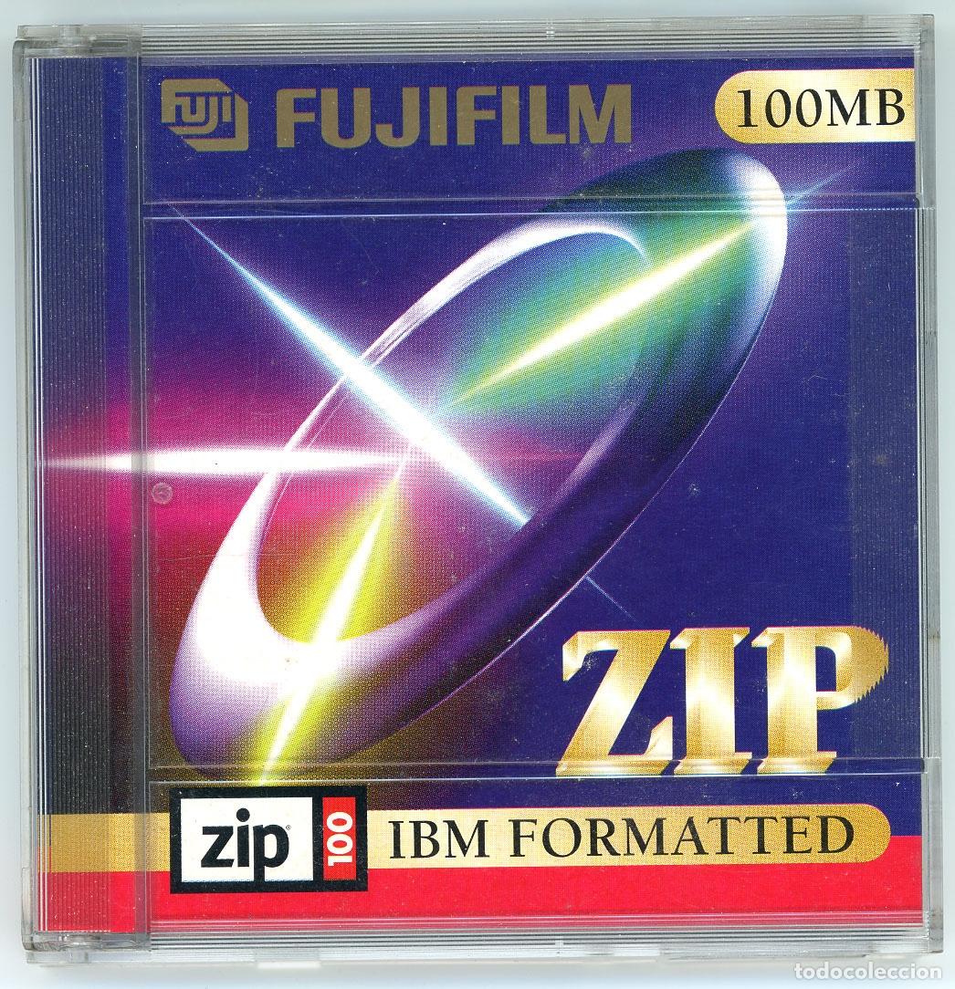 Segunda mano: Disco ZIP Fujifilm 100 MB IBM Formatted nuevo y Precintado