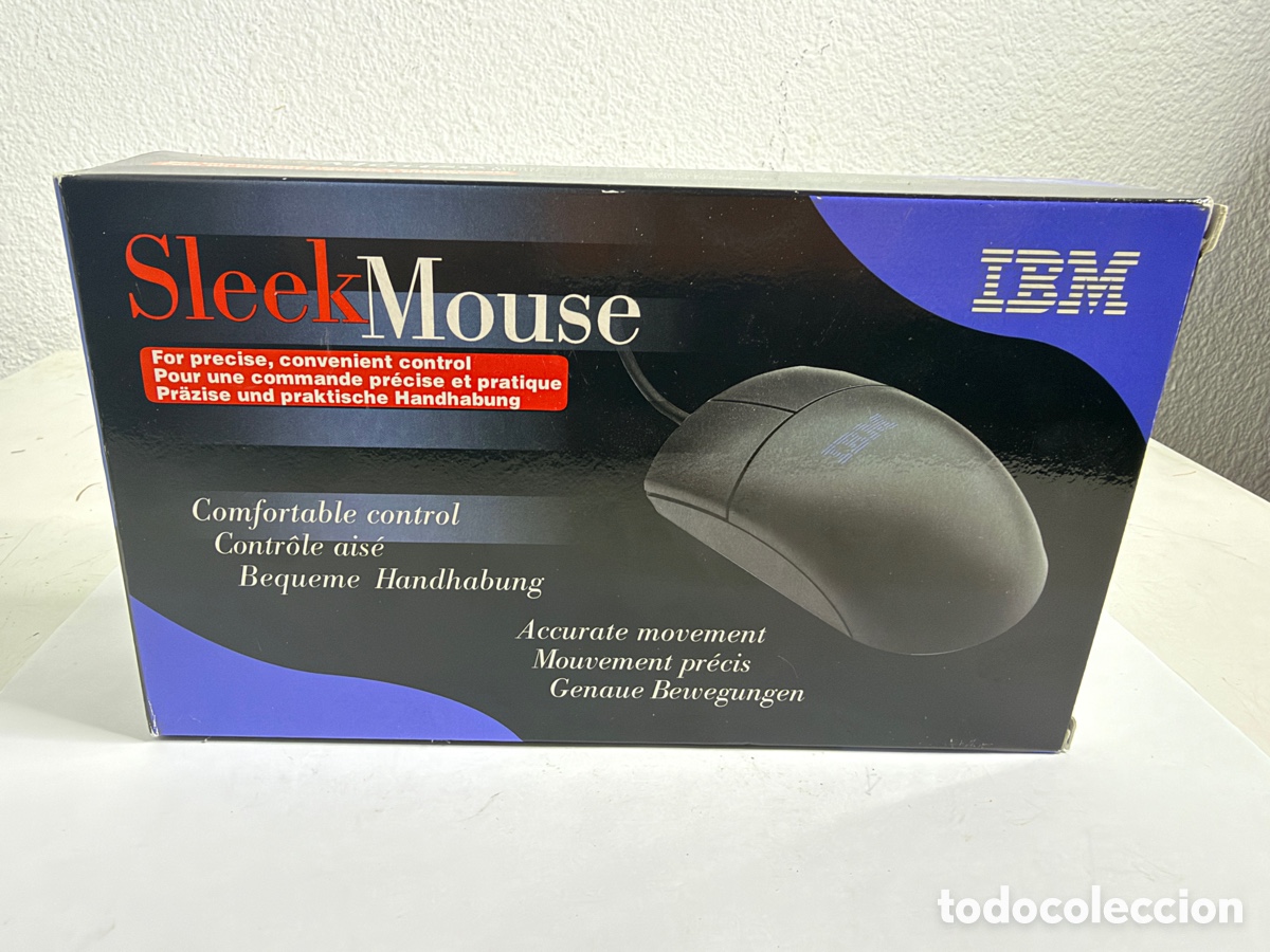 Segunda mano: Rare Vintage Computer Mouse IBM 2 Button PS2 Sleek Mouse - Foto 3