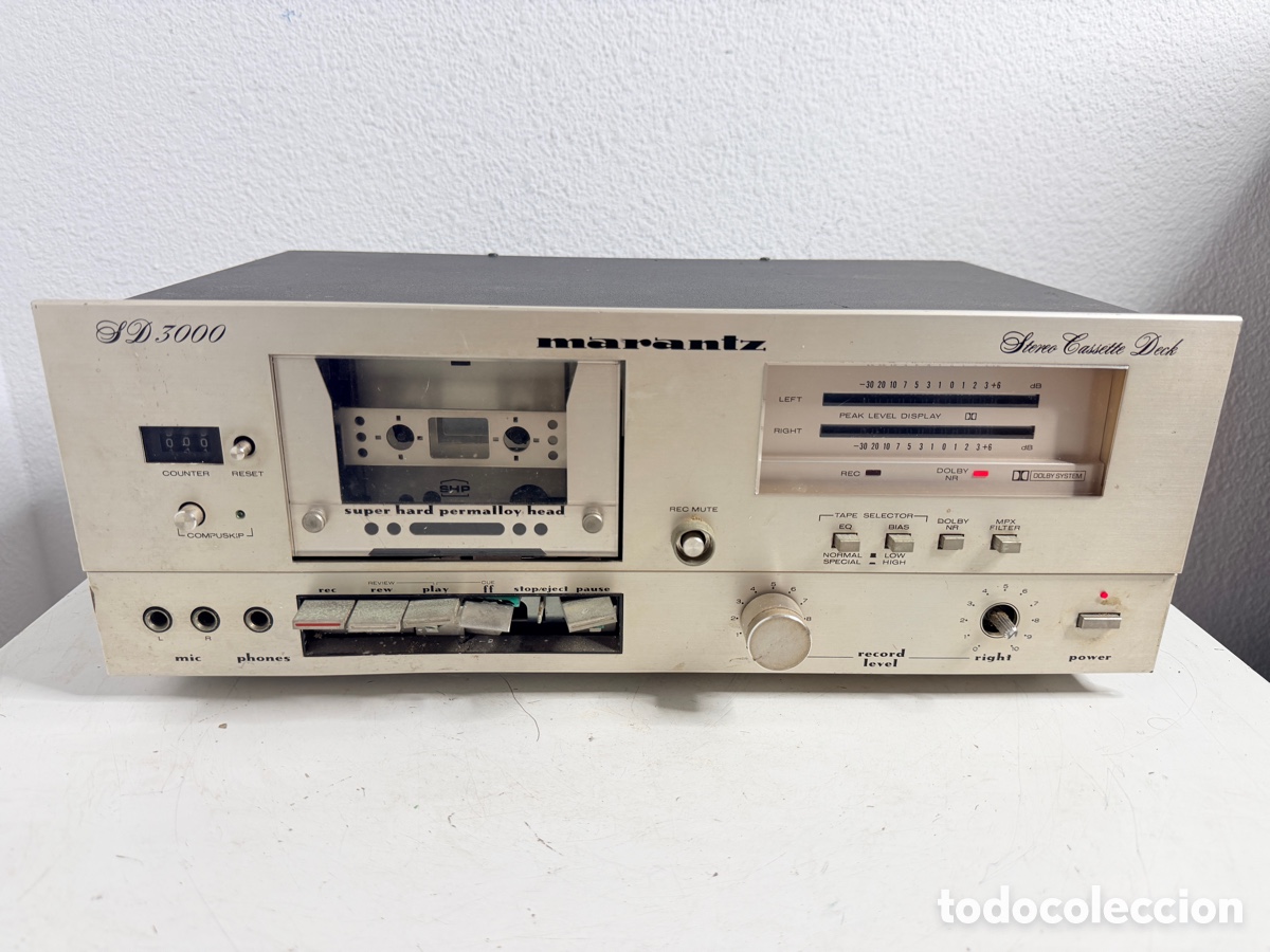 Segunda mano: Marantz SD-3000 Stereo Cassette Tape Deck Solo Piezas o Desguace
