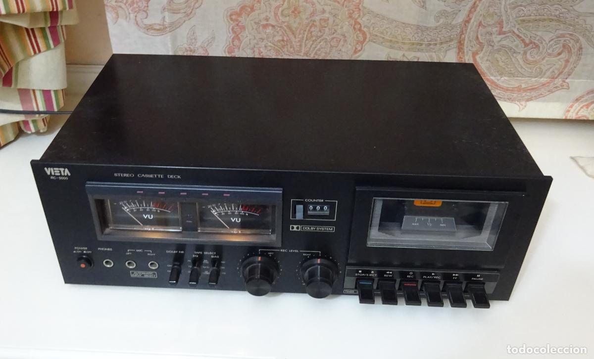 Segunda mano: VIETA PLETINA STEREO CASSETTE DECK RC-5000. FUNCIONANDO - Foto 4