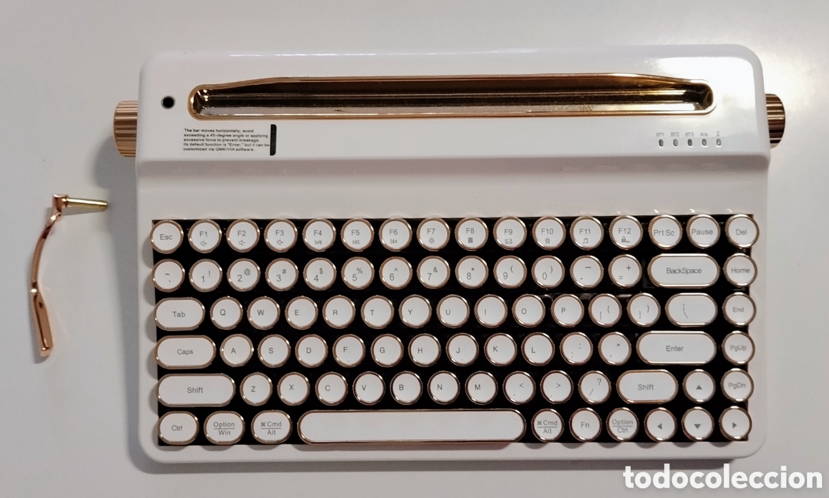 Segunda mano: Teclado Mec&aacute;nico Retro YUNZII QL75 Inal&aacute;mbrico (Tri-Mode)