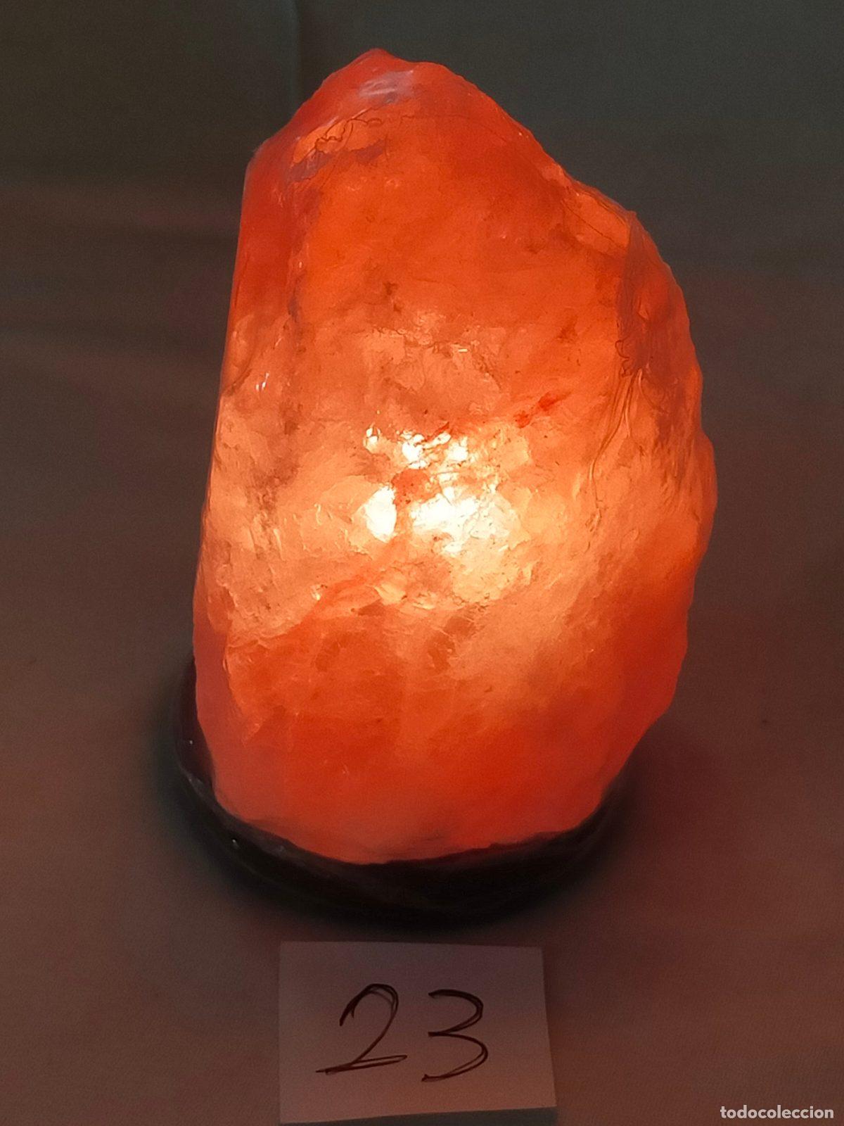 Segunda mano: Lampada di Sale Rosa dell'Himalaya Naturale - Cristallo di Benessere e Luce Olistica