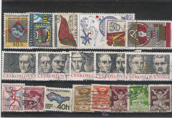 Sellos: LOTE DE SELLOS DE CHEKOSLOVAKIA - Foto 1