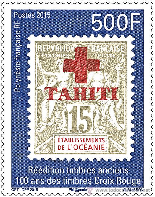 Sellos: French Polynesia 2015 - Red Cross mnh - Foto 1
