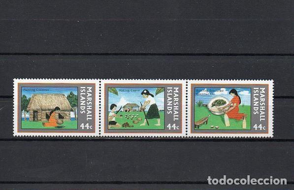 Sellos: MARSHALL 1987, YVERT 161-63, MNH-SC - Foto 1