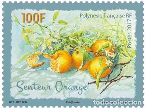 Sellos: French Polynesia 2017 - Senteur Orange mnh - Foto 1